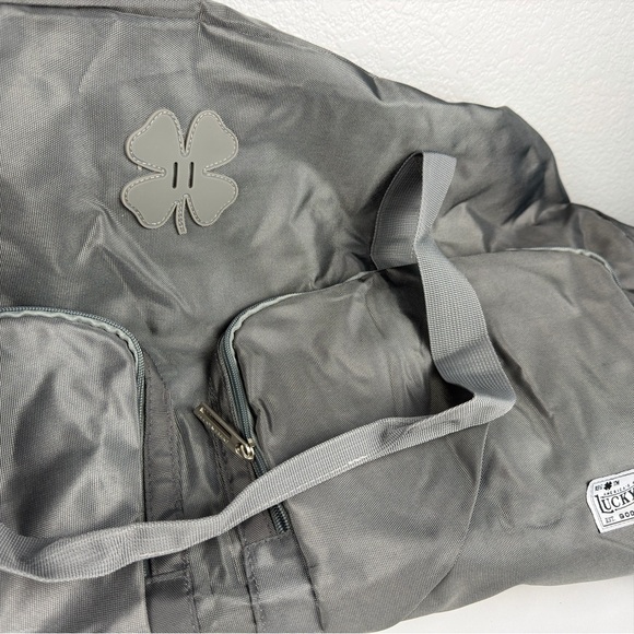 NWOT Lucky Brand Travel Duffel Bag 115L, Travel Bag, Large Duffle Charcoal Gray - Picture 6 of 13